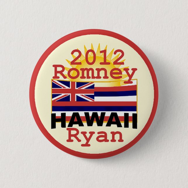 Badge Rond 5 Cm Romney Ryan (Devant)