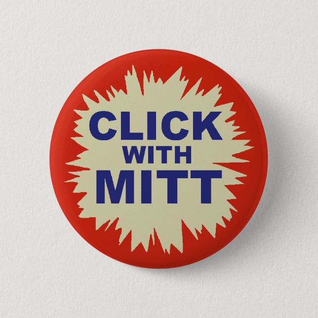 Badge Rond 5 Cm Romney Ryan (Devant)