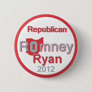 Badge Rond 5 Cm Romney Ryan