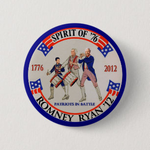 Badge Rond 5 Cm Romney Ryan '12