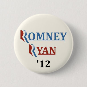 Badge Rond 5 Cm Romney Ryan 12