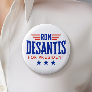 Badge Rond 5 Cm Ron DeSantis pour le président - Campagne