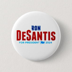 Badge Rond 5 Cm Ron DeSantis Président 2024