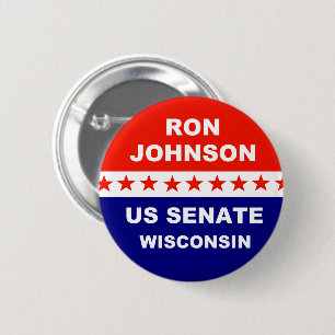 Badge Rond 5 Cm Ron Johnson Sénat américain Wisconsin 2022