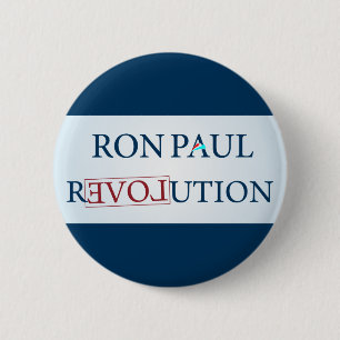 Badge Rond 5 Cm Ron Paul