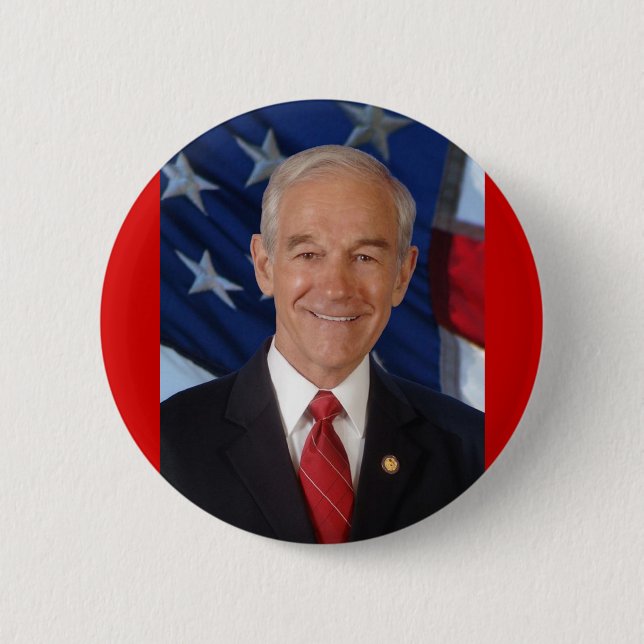 Badge Rond 5 Cm Ron Paul (Devant)