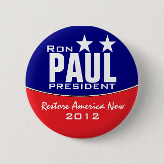 Badge Rond 5 Cm Ron Paul