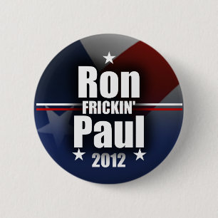 Badge Rond 5 Cm Ron Paul pour le président