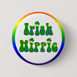 Badge Rond 5 Cm Rond hippie irlandais