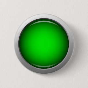Badge Rond 5 Cm Rond vert brillant