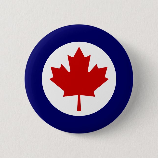 Badge Rond 5 Cm Rondel canadien (Devant)
