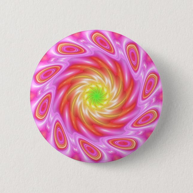 Badge Rond 5 Cm Rosâtre (Devant)
