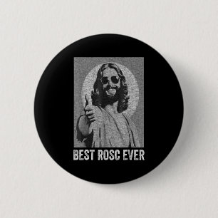 Badge Rond 5 Cm Rosc toujours Pâques Jésus infirmière médecin chir