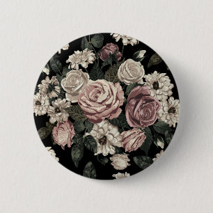 Badge Rond 5 Cm rose