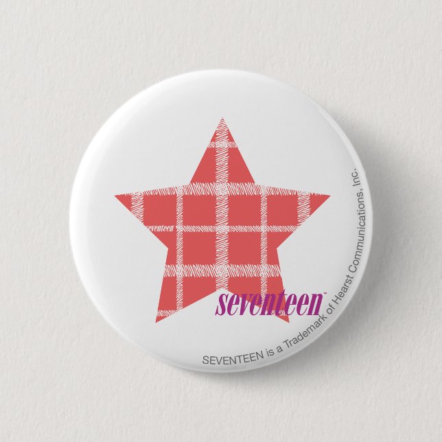 Badge Rond 5 Cm Rose 3 de plaid (Devant)