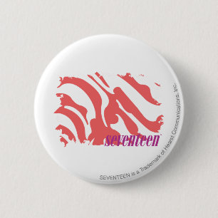 Badge Rond 5 Cm Rose 4 de zèbre