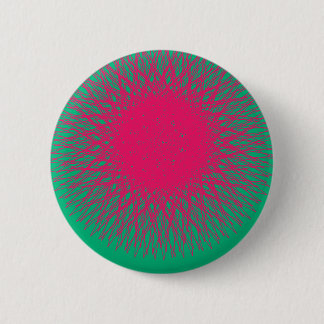 Badge Rond 5 Cm rose abstrait