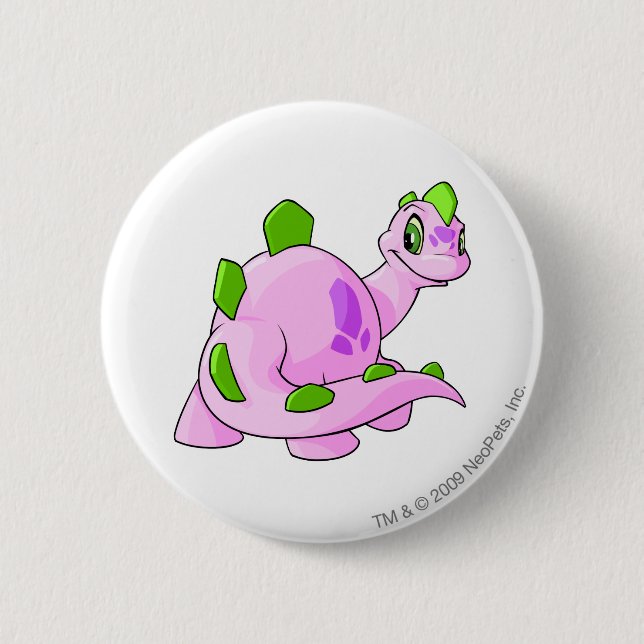 Badge Rond 5 Cm Rose de Chomby (Devant)