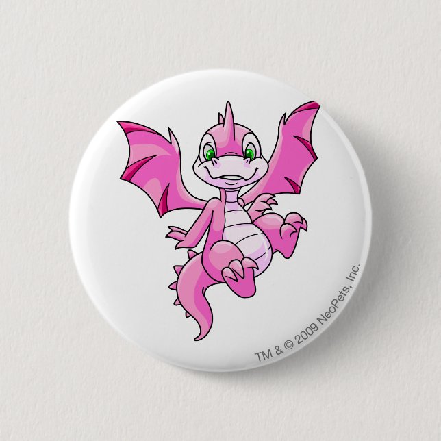 Badge Rond 5 Cm Rose de Scorchio (Devant)