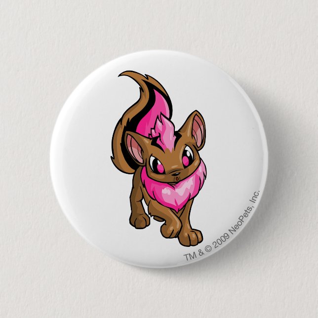 Badge Rond 5 Cm Rose de Xweetok (Devant)