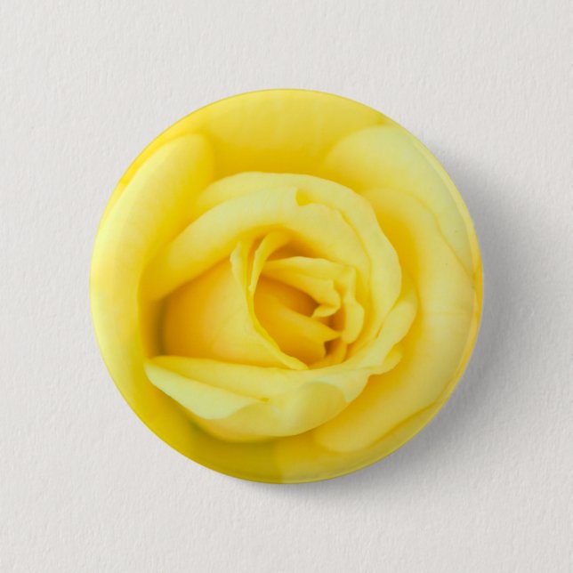 Badge Rond 5 Cm Rose jaune (Devant)