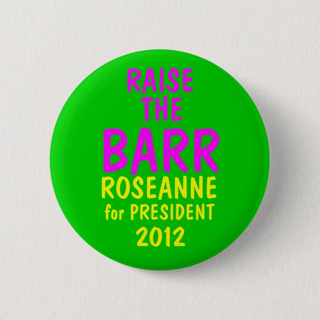 Badge Rond 5 Cm Roseanne Barr 2012 (Devant)