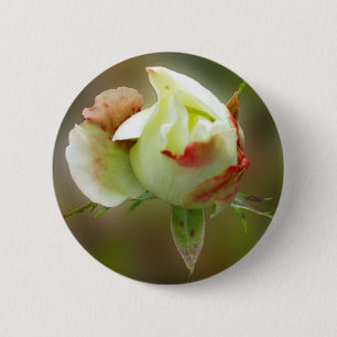 Badge Rond 5 Cm rosebud brillant
