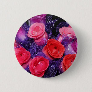 Badge Rond 5 Cm Roses