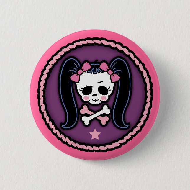 Badge Rond 5 Cm Rosie Roger - corde (Devant)