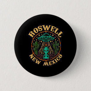 Badge Rond 5 Cm Roswell Nm 1947 - Drôle Roswell Aviation Nouveau-M