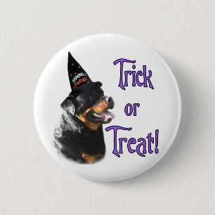 Badge Rond 5 Cm Rottweiler Trick