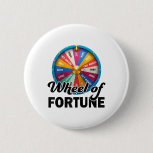 Badge Rond 5 Cm Roue De Fortune Vêtements Fête des pères Roue De F