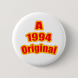 Badge Rond 5 Cm Rouge 1994 original