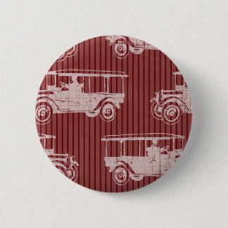 Badge Rond 5 Cm Rouge automatique vintage