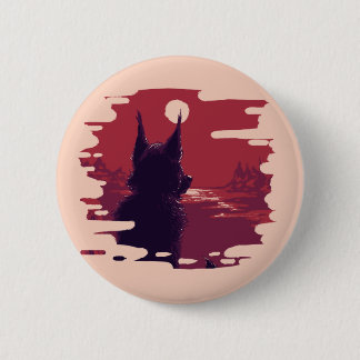 Badge Rond 5 Cm Rouge Bootons de rad