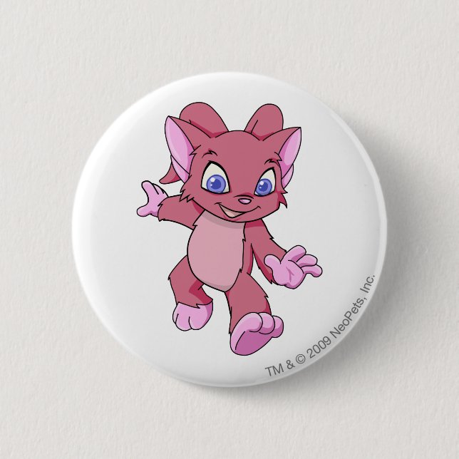 Badge Rond 5 Cm Rouge d'Acara (Devant)