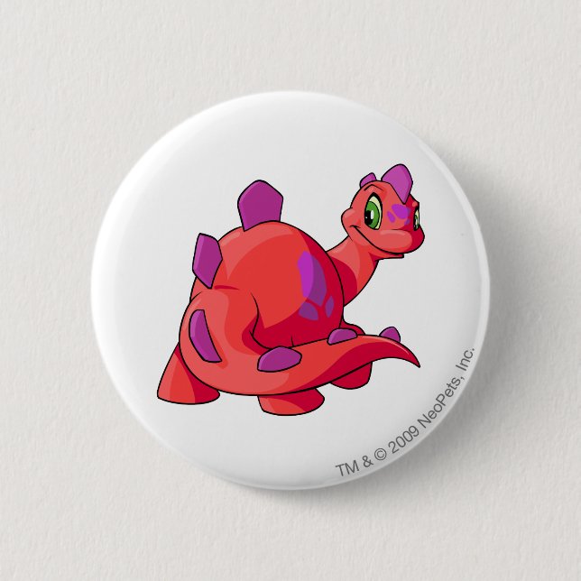 Badge Rond 5 Cm Rouge de Chomby (Devant)