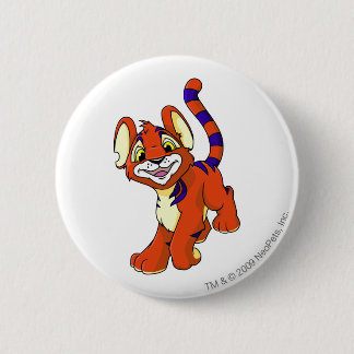 Badge Rond 5 Cm Rouge de Kougra