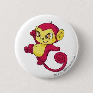 Badge Rond 5 Cm Rouge de Mynci