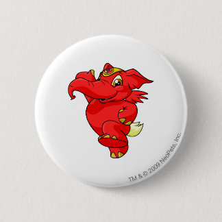 Badge Rond 5 Cm Rouge d'Elephante