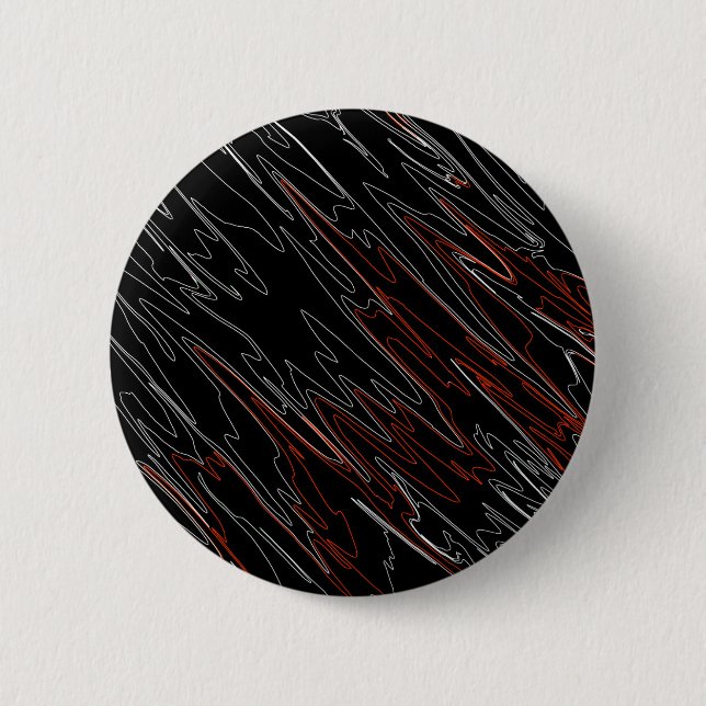 Badge Rond 5 Cm Rouge noir marbré (Devant)
