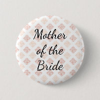 Rouge Pêche Damassé Mère de la Mariée