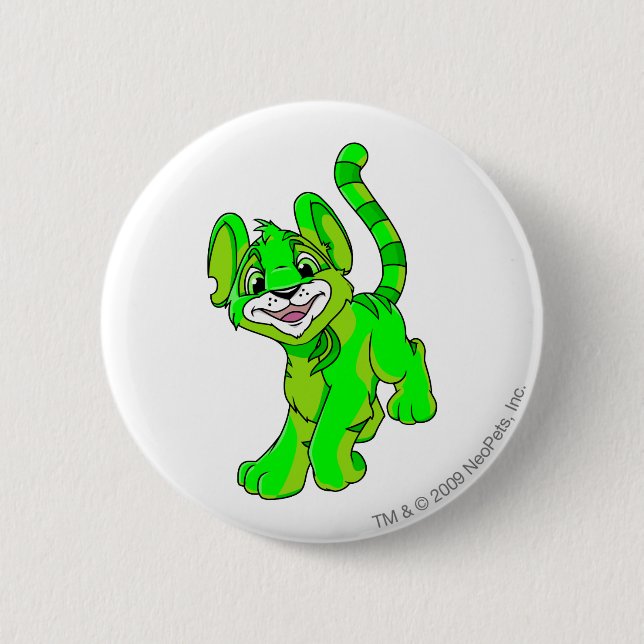 Badge Rond 5 Cm Rougeoyer de Kougra (Devant)