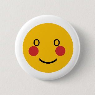 Badge Rond 5 Cm Rougissez