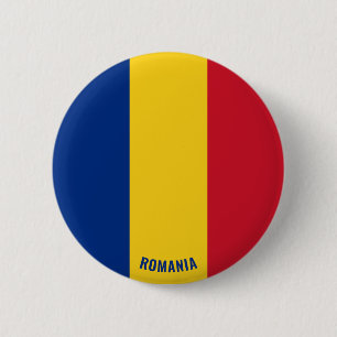 Badge Rond 5 Cm Roumanie Drapeau charmant patriotique