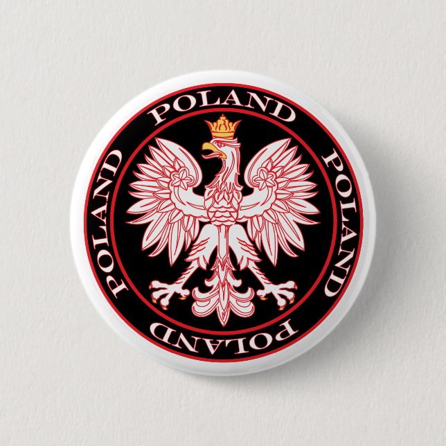 Badge Rond 5 Cm Round Red Polish (Devant)