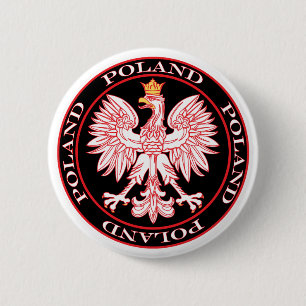 Badge Rond 5 Cm Round Red Polish