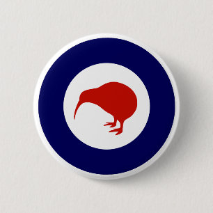 Badge Rond 5 Cm Roundel de Nouvelle-Zélande
