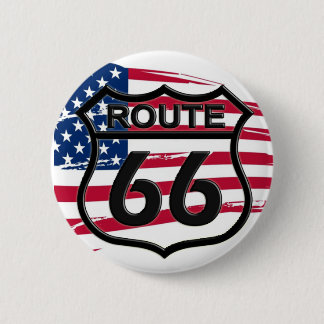Badge Rond 5 Cm Route 66
