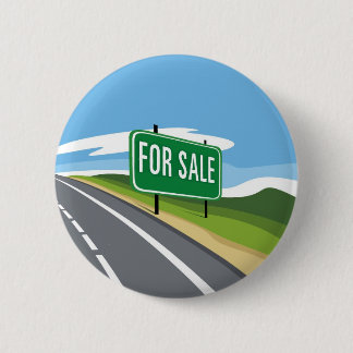 Badge Rond 5 Cm Route à vendre